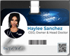 !7 ID Badge for Haylee