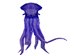animated  squid purple