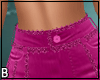Pink Satin Lace Pants