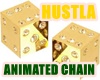 HUSTLA GOLD DICE CHAIN