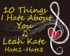 10 Things-Leah Kate