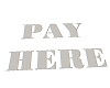Pay Here Floor Marker