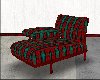 A Holiday Plaid Chaise