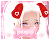 𝓟. Red Pup Ears