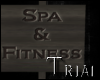 T~ Spa And Fitness Sign