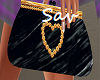 Black/Gold Clutch