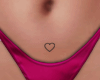e. belly tatto heart