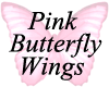 Cute Pink Butterfly Wing