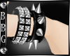 BBG* spike cuff  blk (R)