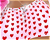 ♡ heart mini skirt