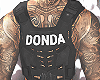 Donda Vest + Tattoos