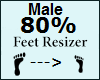Feet Scaler 80% Male