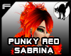 Punky Red Sabrina hair F