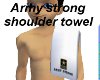 Army shoulder towel