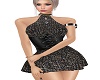 blk woven mini dress