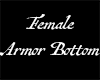 Female Armor Bottoms