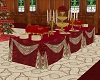 ^Banquet buffet table