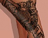 RLL leg tattoo