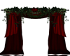 Holiday Drapes Red