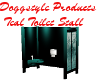 (DOGG)Teal Toilet Stall