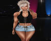 R~ Lily Shorts Blue RL