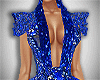 Blue Peplum Dress
