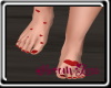 Red Hearts Feet