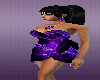 purple wrapper dress