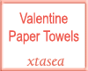 Valentine Paper Towels