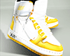 OW X Jordan 1 Yellow
