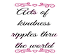 ACTS OF KINDNESS CANVAS
