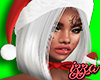 Santa Hat+platinum bob