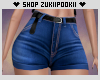 |Z| Blue Denim Shorts S