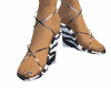 Zebra Sandals