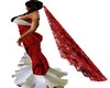 voile rouge mariage
