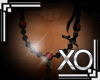 {XO} Blk/Red RosaryChain