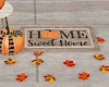 Fall Doormat w Pumpkins