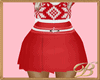 Pleated Skirt  Red* RLL*