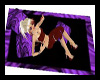 SD Black Purple Pose Rug