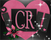 CR Love Heart Rose Rug