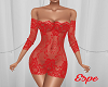 Lace Dress Red