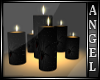 ~A~Blk Spider Candles