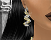 !*Diamond& Gold Earrings