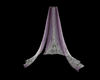 purple wedding curtain