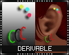 D| Drv Female Earrings 