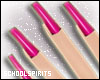 ❥ pink nails
