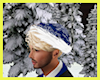 Di* Blue Santa Hat Blond