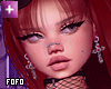 spice red + bangs