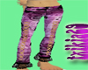 pantalon lazos violeta