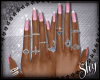 !PS Pink Nails W/Rings